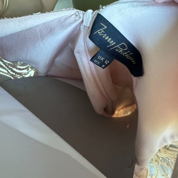 Jenny Packham - Lotus cape-effect embellished sequined tulle gown - Picture 7 of 7